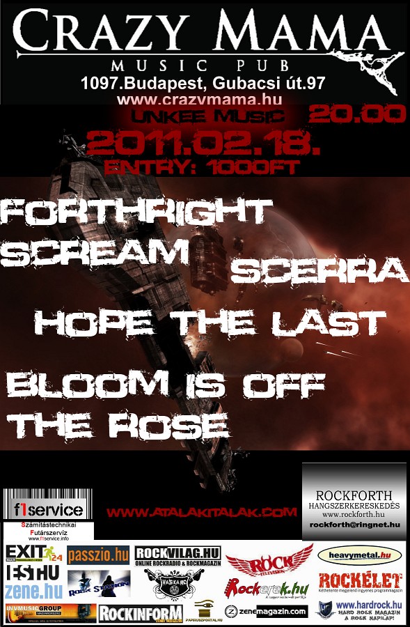 Bandák Csatája & Unkee Music! CM20110218flyer