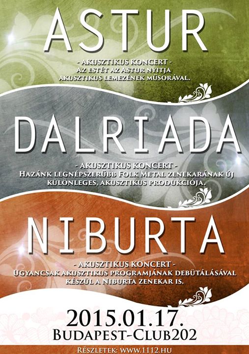 Niburta - Három friss dalt tartalmaz az új EP! Hallgasd meg! dalriada-flyer 20150111