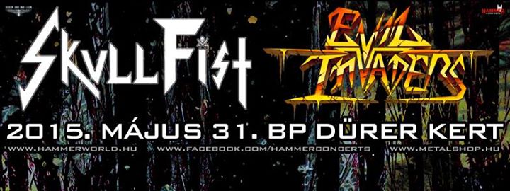 Evil Invaders - Május végén a Skull Fist társaságában a Dürer Kertben zúznak a belgák skull-fist-flyer 20150314