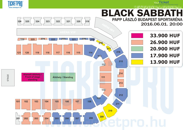 Black Sabbath - Rohamosan fogynak a belépők a budapesti koncertre black-sabbath-jegy 20151011