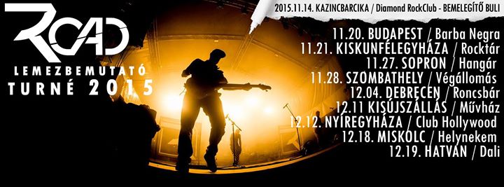 Road - M.A.T.T. címmel november 20-án érkezik az új album road-flyer 20151011