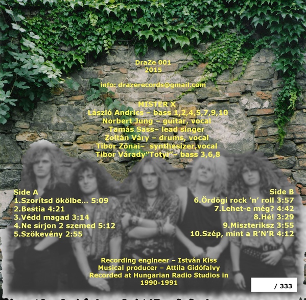 Mister X - 25 év után végre megjelent a hazai all-star csapat egyetlen nagylemeze mister-x-cover2 20151117