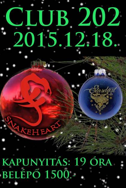 Rockpanoráma - Vendégünk a Twister és a SnakeHeart snake heart flyer 20151125
