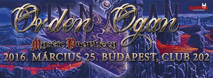 Manimal - Márciusban Budapesten az Orden Ogan és a Mystic Prophecy társaságában koncerteznek orden ogan flyer 20151208