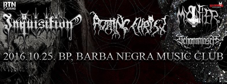 Inquisition - Augusztusban új lemez, október 25-én pedig koncert Budapesten a Rotting Christ, a Mystifier és a Schammasch társaságában inquisition flyer 20160518
