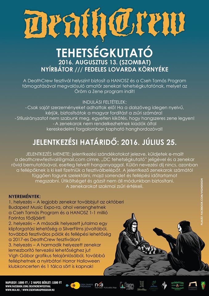 DeathCrew Fesztivál 2016 - Itt a nyírbátori fesztivál részletes programja deathcrew flyer2 20160712