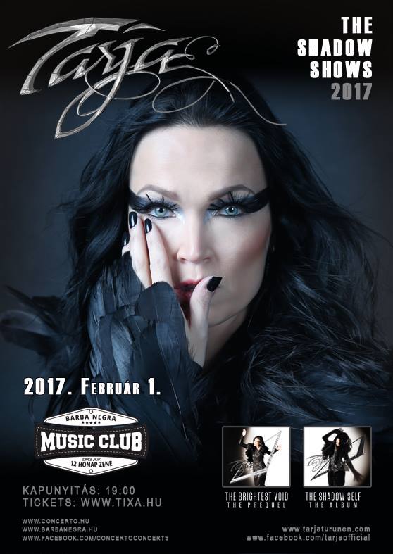Tarja - Kislemezen is megjelent az Alissa White-Gluz közreműködésével készült Demons In You nóta tarja flyer 20160923
