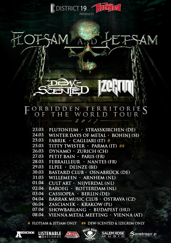 Flotsam And Jetsam - Áprilisban újra hazánkban lép fel a legendás thrash banda flotsam and jetsam flyer 20161022