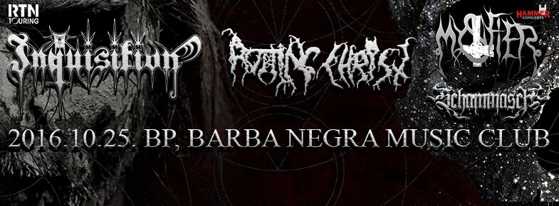 Schammasch - Friss klip a svájci halálbrigádtól, október 25-én pedig a Barba Negrában lépnek fel schammasch flyer 20161022