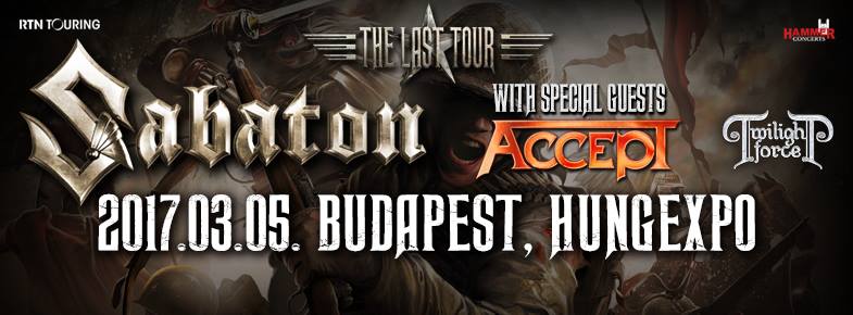 Accept - Újabb előzetes videó a januárban érkező koncert DVD-ről sabaton flyer 20161217