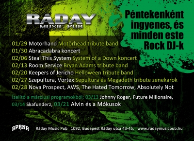 Helloween buli, azaz Keepers Of Jericho a régi Ráday-ban