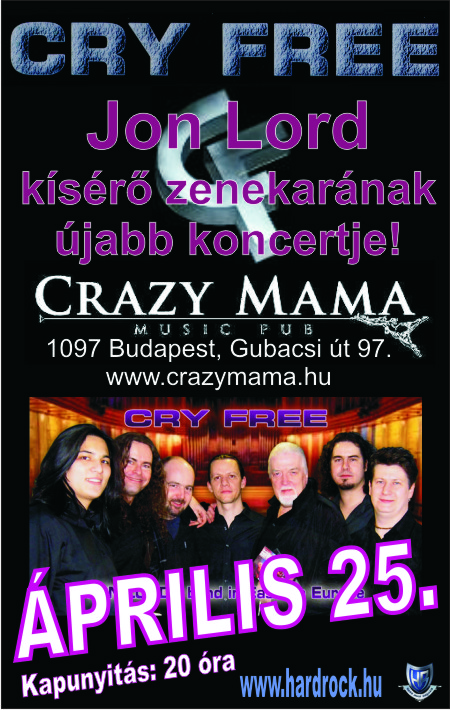 Újabb őrült hétvége a Crazy Mamában - Crossholder, Magnetica, Cry Free és sokan mások