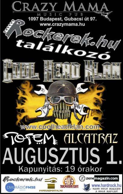 Rockerek.hu Találkozó - Cool Head Klan a Crazy-ben