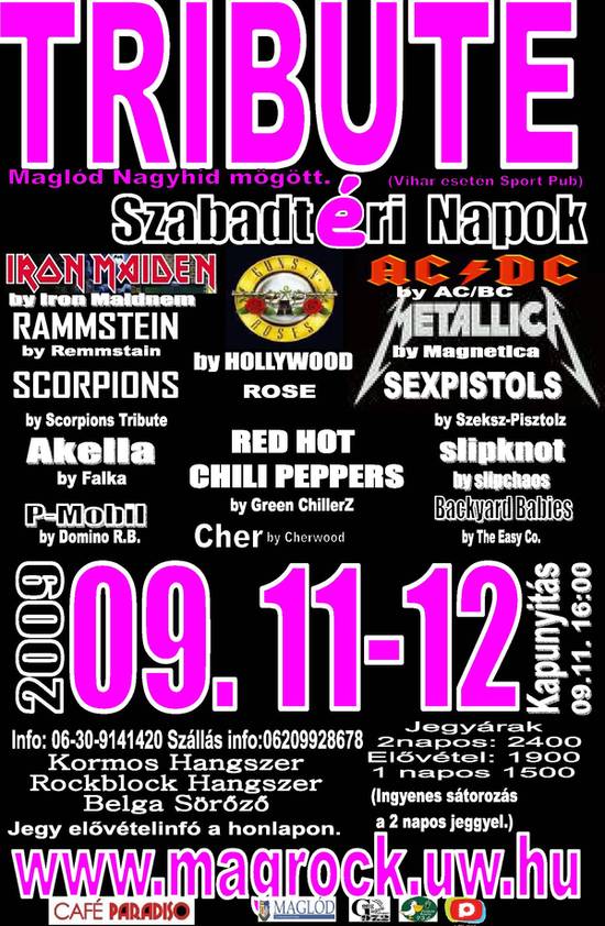 MagRock  Szabadtéri Tribute Napok