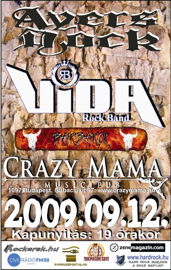 Crazy Mama szombati menü - 2009. 09. 12.
