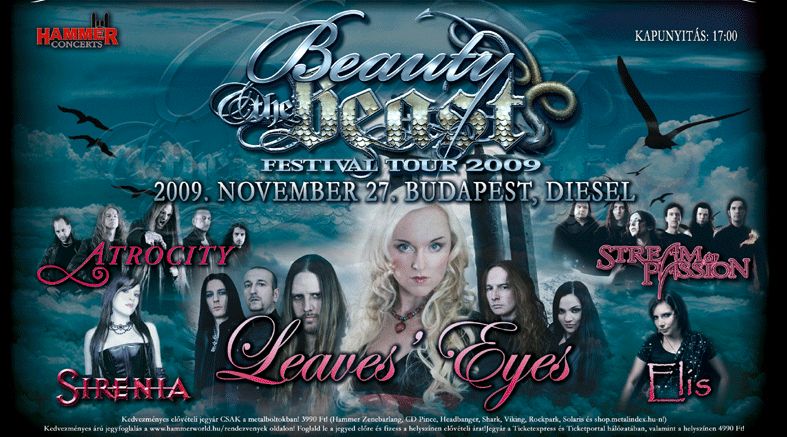 Beauty & the Beast turné a Diesel Clubban!