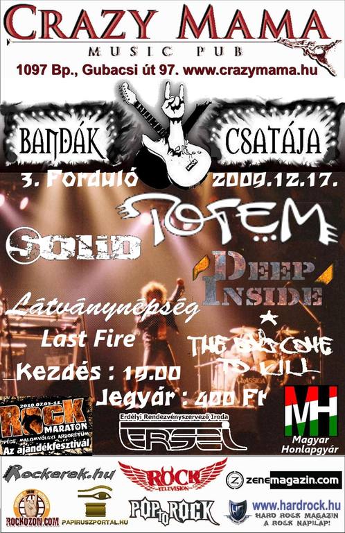 Bandák Csatája Tehetségkutató - Harmadik forduló