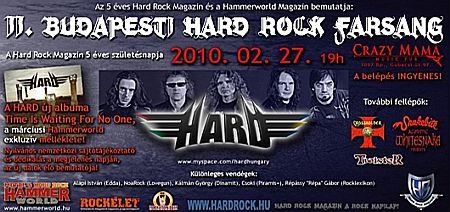 2. Budapesti Hard Rock Farsang: Újabb fellépő