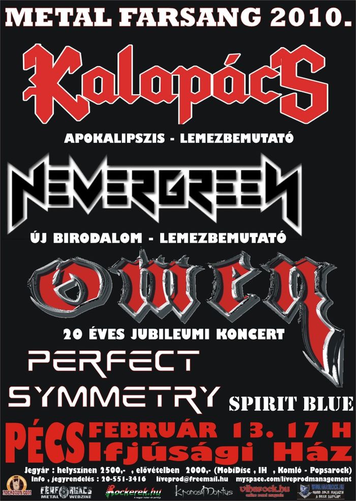 Metal Farsang Pécs 2010.02.13.