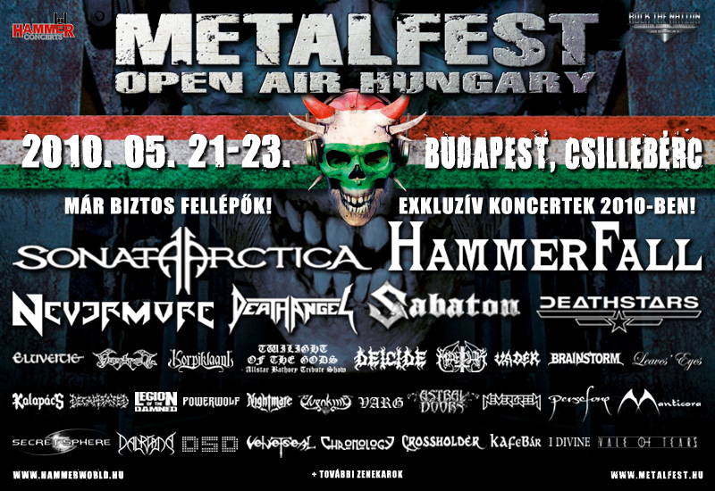 METALFEST Open Air - Új színpad, új fellépők, új jegyek, tehetségkutató