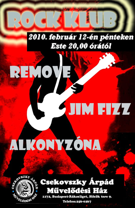 Csekovszky Rock Klub február