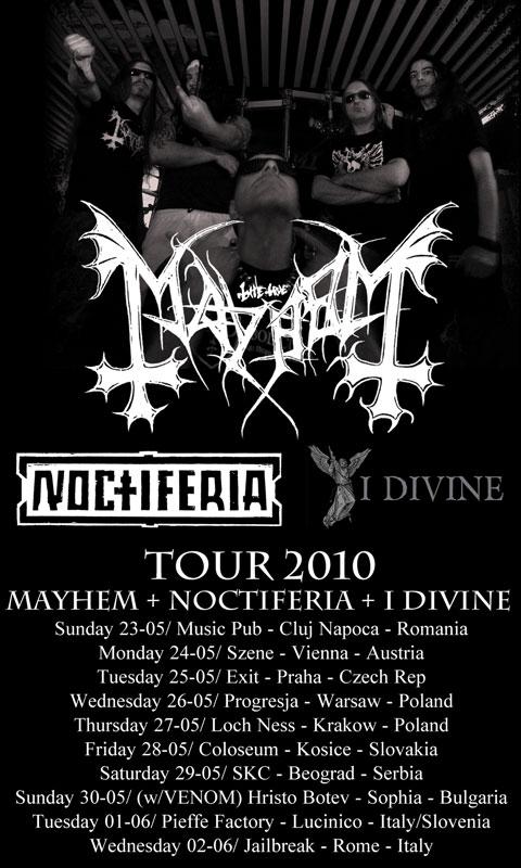 Mayhem turné