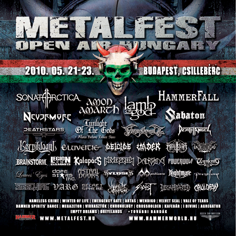METALFEST Open Air - Műsorrend, friss jegyár információk, új fellépők!