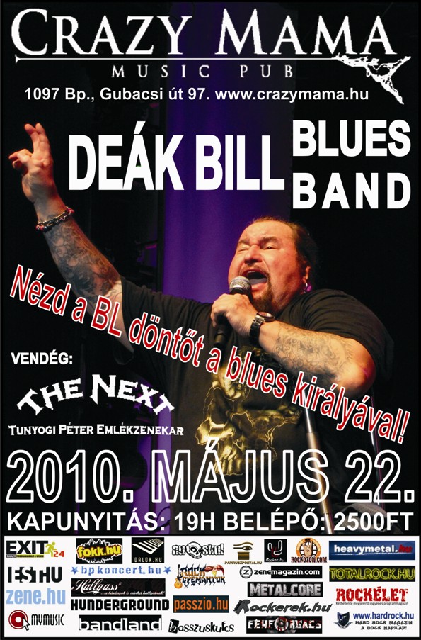 Crazy Mama - Cry Free, Deák Bill Blues Band, Burning Black