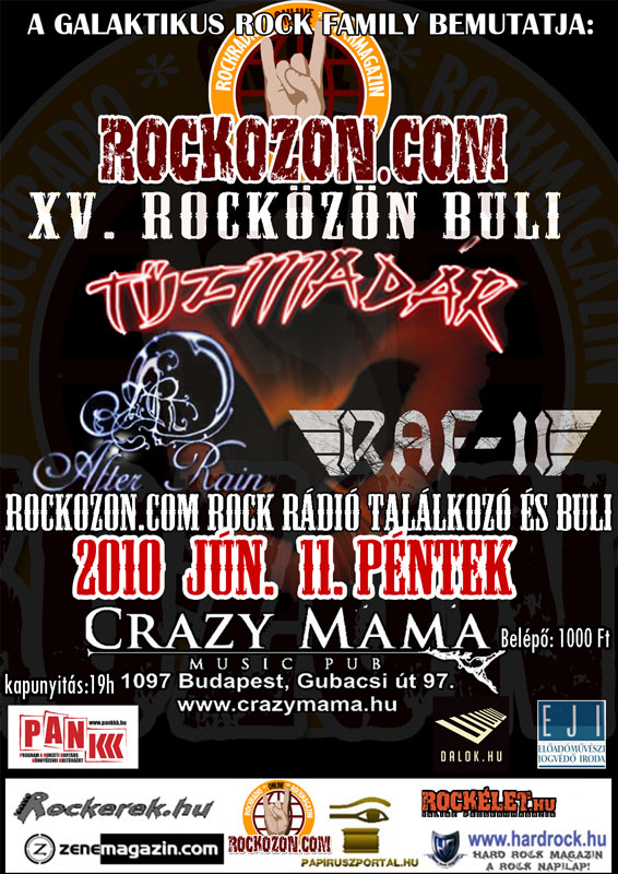 XV. Rocközön buli- RAF II - After Rain - Tűzmadár