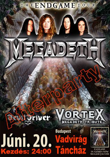 Vortex Koncertinfó