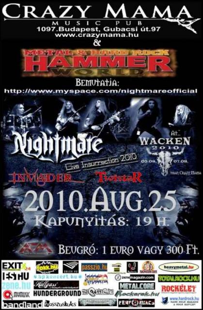 Nightmare - Egy eurós buli a francia metal bandával!