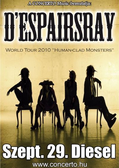 D’espairsRay koncert Budapesten