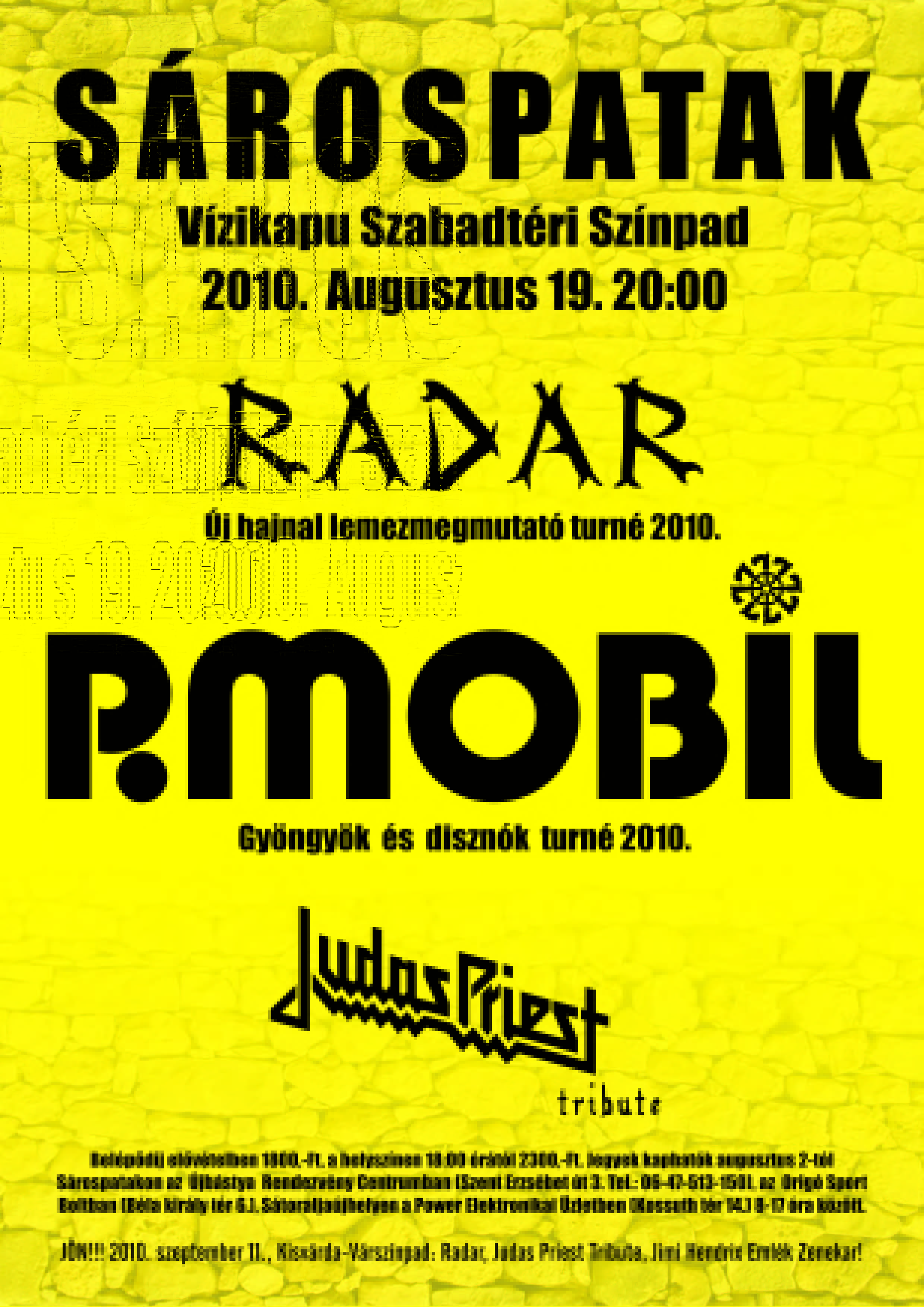 Szent István  ünnepi P.Mobil koncert Sárospatakon