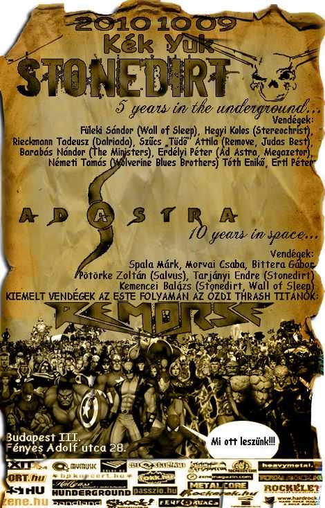 Stonedirt / Ad Astra közös szülinapi koncert