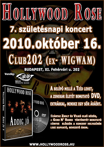 7. születésnapját ünnepli a Hollywood Rose