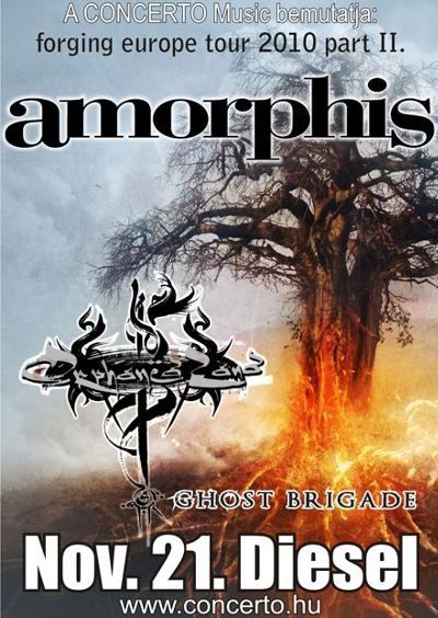 Az Amorphis visszatér Budapestre