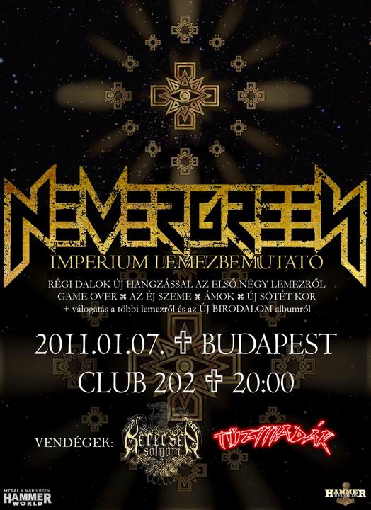 Nevergreen: Imperium megjelenés és koncert!