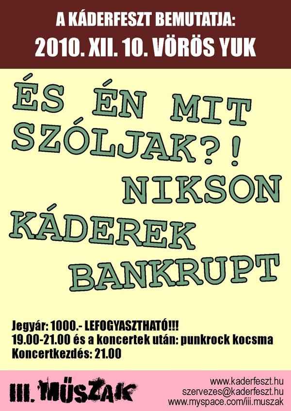 Káderfeszt decemberben is