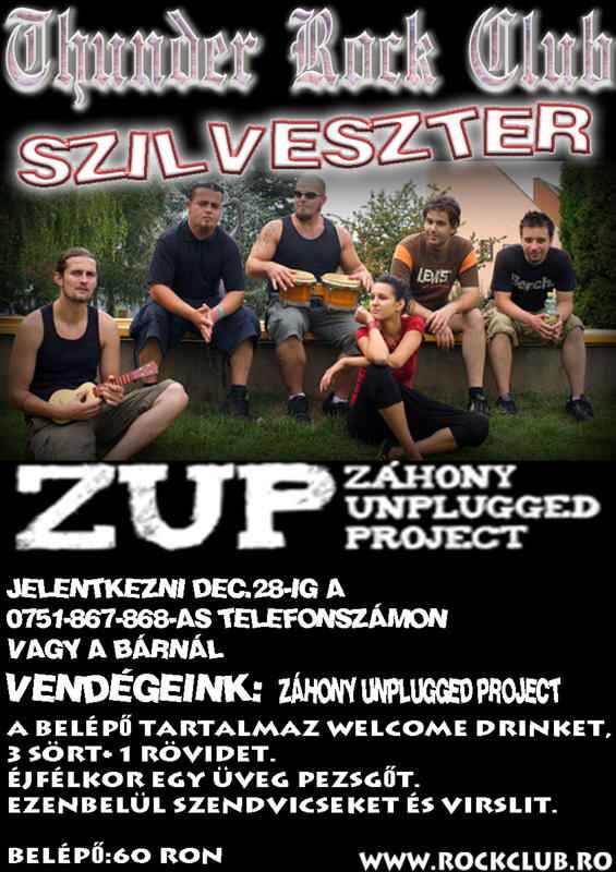 Karácsonyi program a Thunder Rock Club-ban