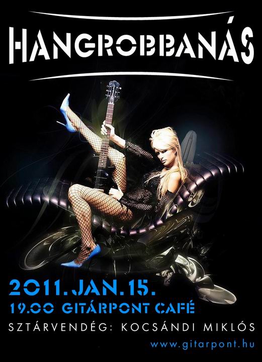 Január 15-én Hangrobbanás a Gitárpontban!