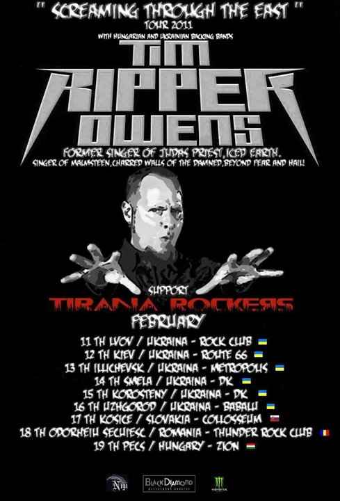 Tim 'Ripper' Owens Székelyudvarhelyen koncertezik