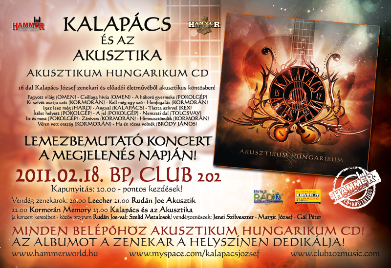Kalapács és az Akusztika:  Akusztikum Hungarikum CD