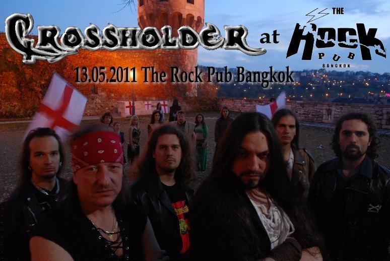Crossholder - az első magyar metal banda Thaiföldön