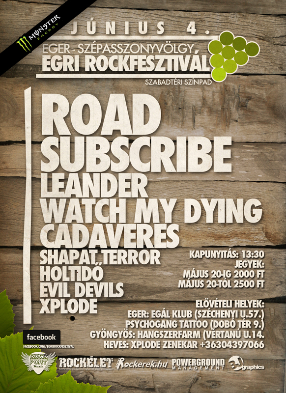 Egri Rockfesztivál: Psychogang ki, Evil Devils be