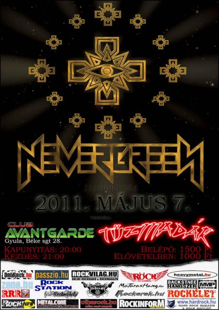 Tűzmadár, Nevergreen – Elmarad a gyulai koncert!