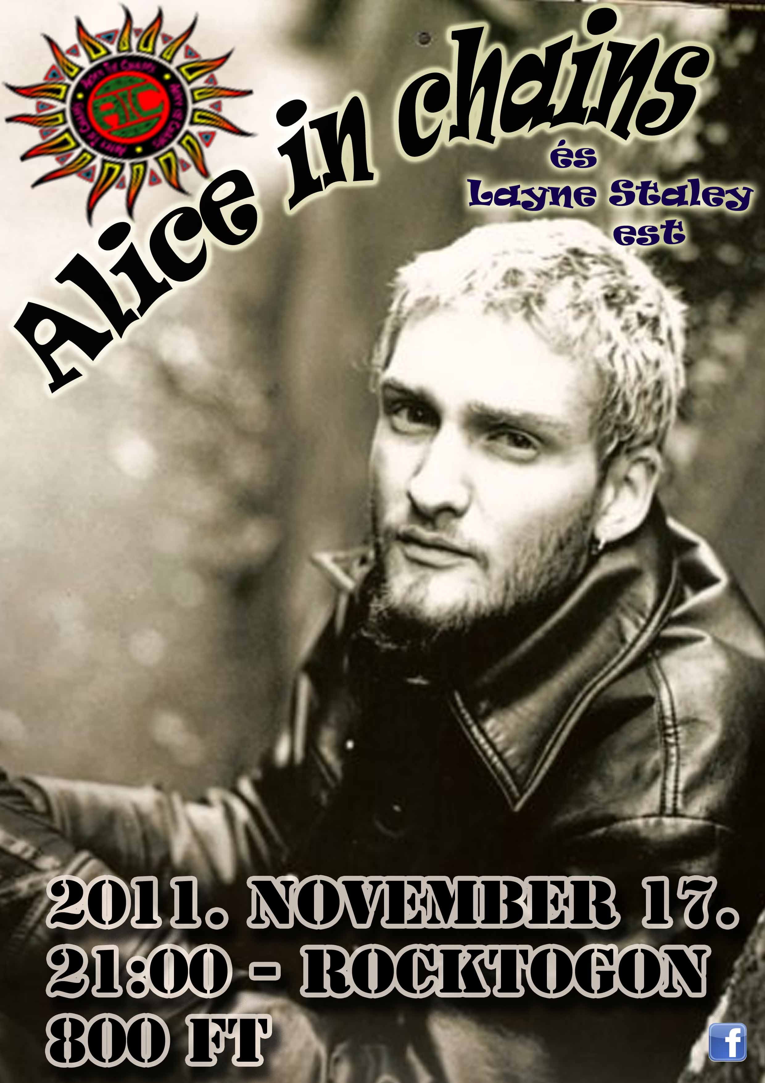 Alice In Chains-est a Rocktogonban - november 17.