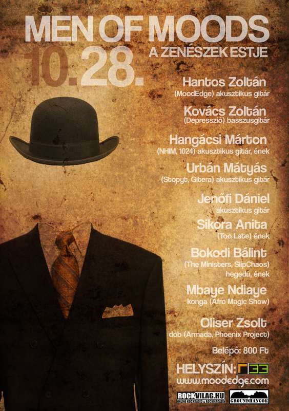 Men Of Moods – a zenészek estje