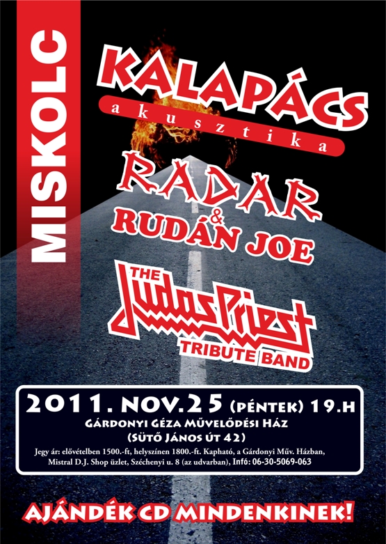 Metal-mulatság Miskolcon - november 25.