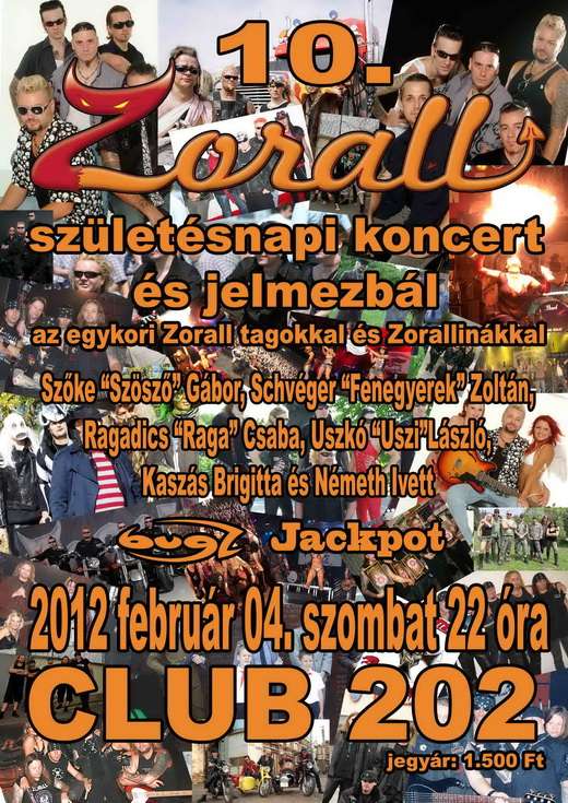 10 éves a Zorall! - szülinapi koncert