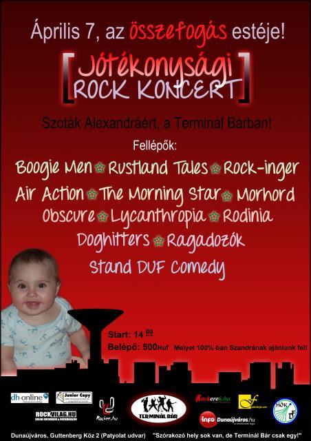Jótékonysági Rock Koncert Dunaújvárosban